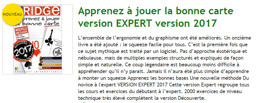 Apprenez � jouer la bonne carte